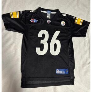 Vintage NFL Pittsburgh Steelers Jerome Bettis Superbowl Reebok Jersey Youth Sz M